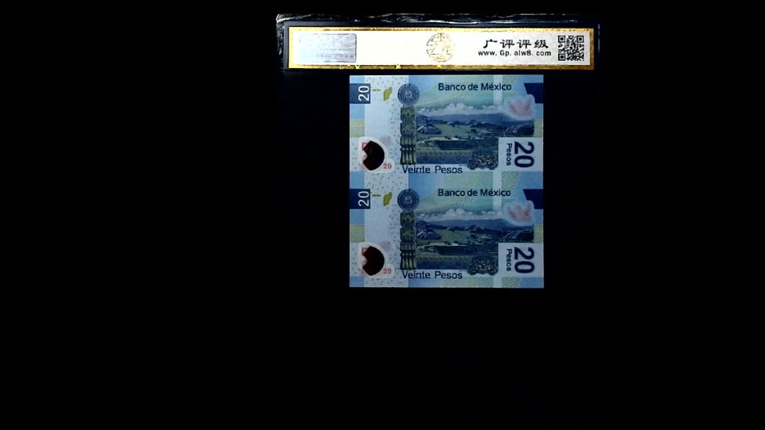 贰拾墨西哥比索(贝尼托.华雷斯头像)