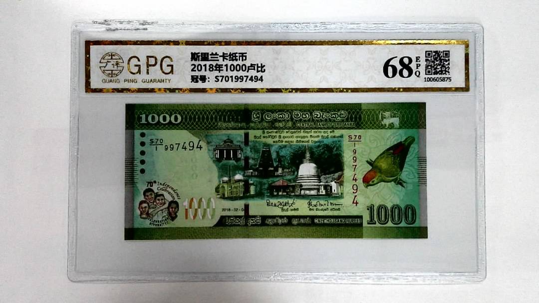 2018年1000卢比