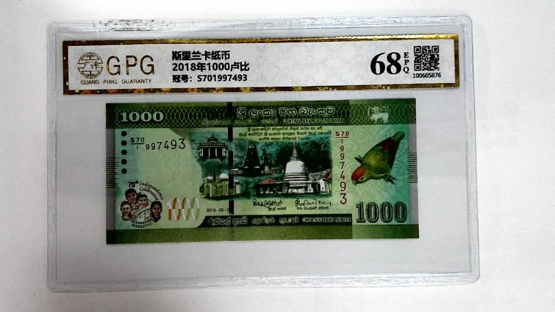 2018年1000卢比