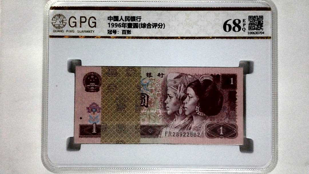 1996年壹圆(综合评分)