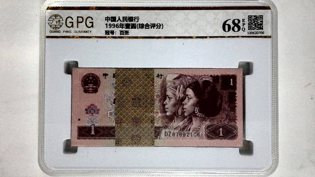 1996年壹圆(综合评分)