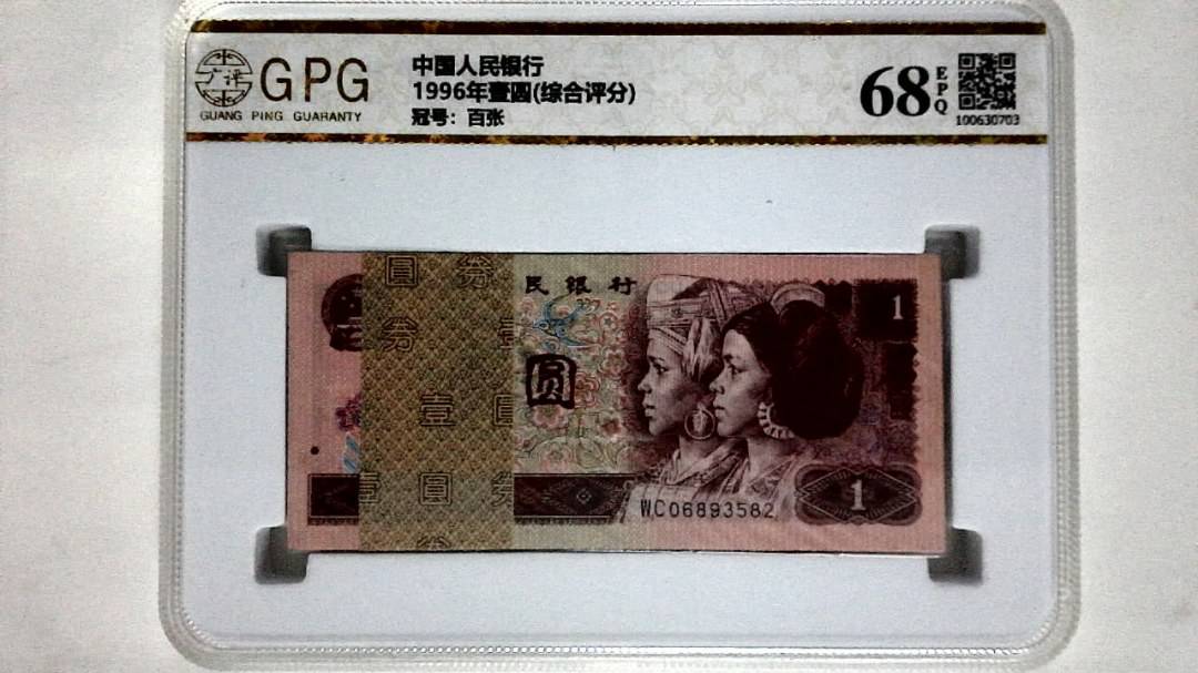 1996年壹圆(综合评分)