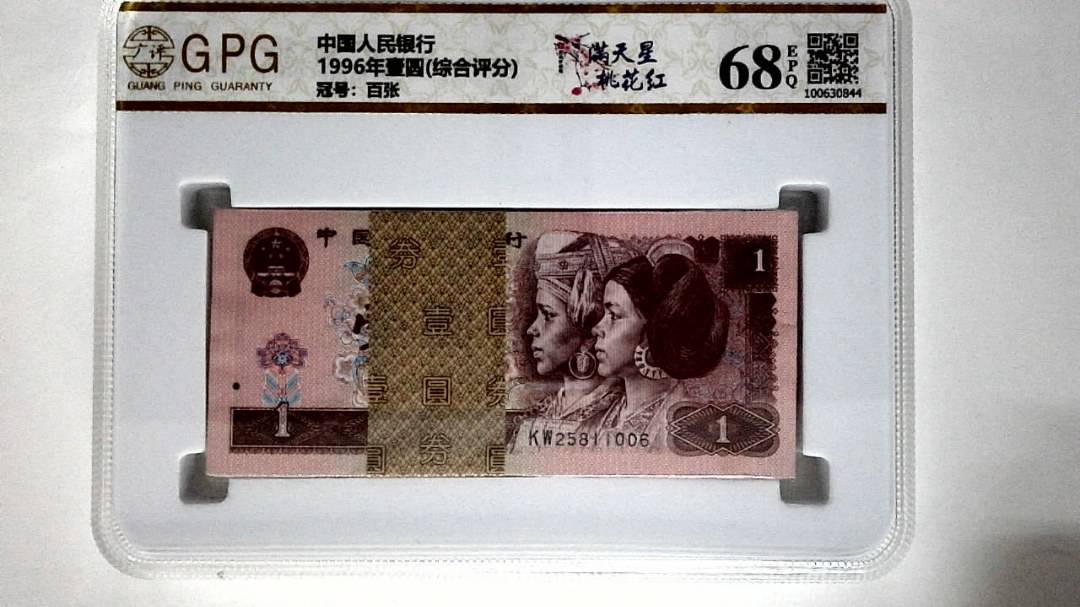 1996年壹圆(综合评分)