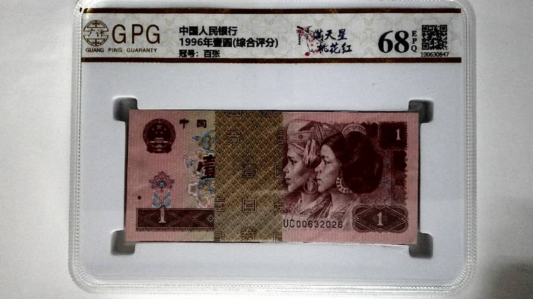 1996年壹圆(综合评分)