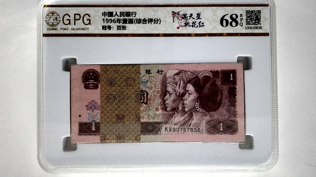 1996年壹圆(综合评分)