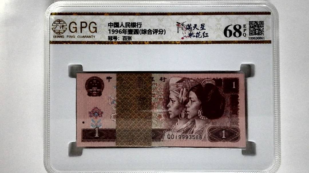 1996年壹圆(综合评分)