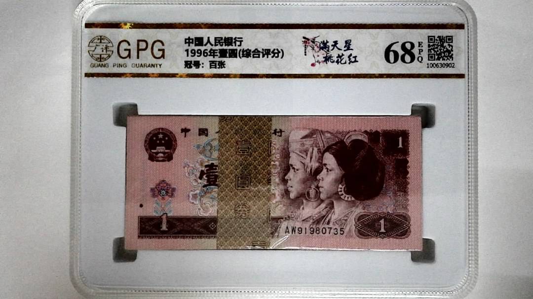 1996年壹圆(综合评分)