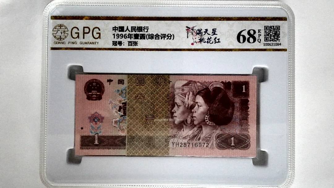 1996年壹圆(综合评分)