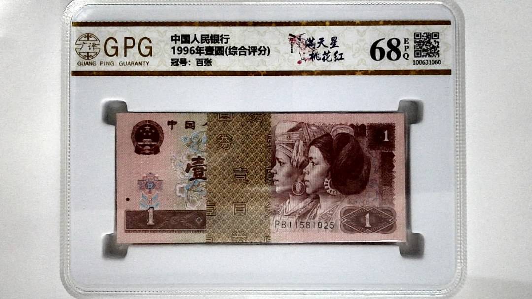 1996年壹圆(综合评分)