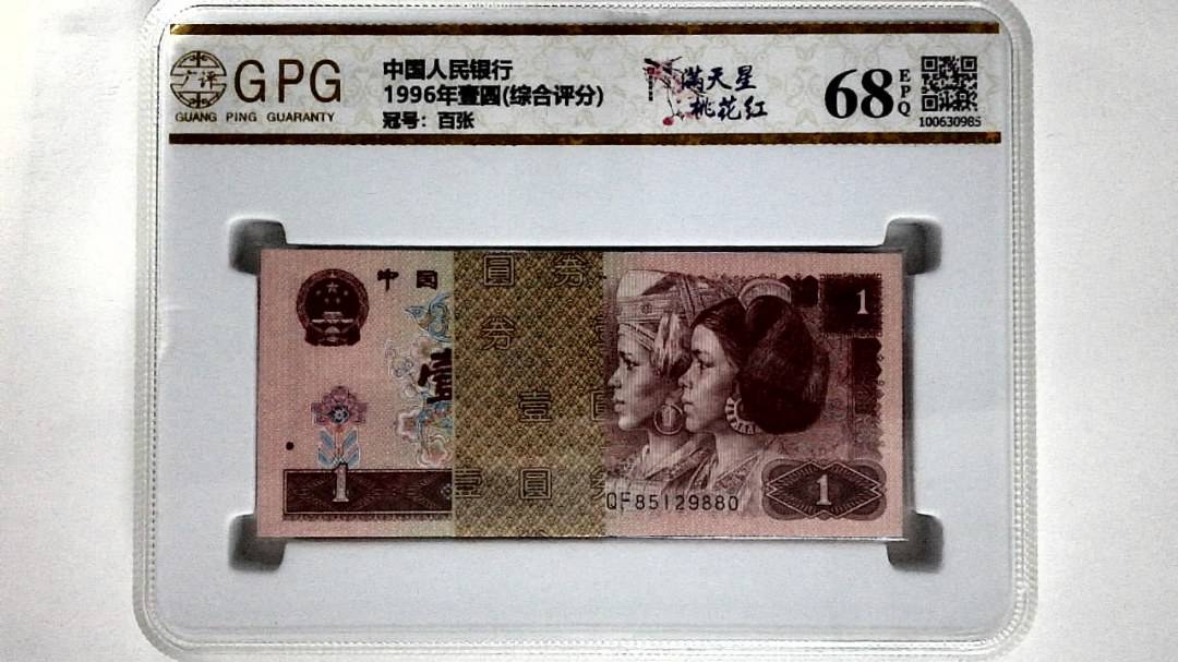 1996年壹圆(综合评分)