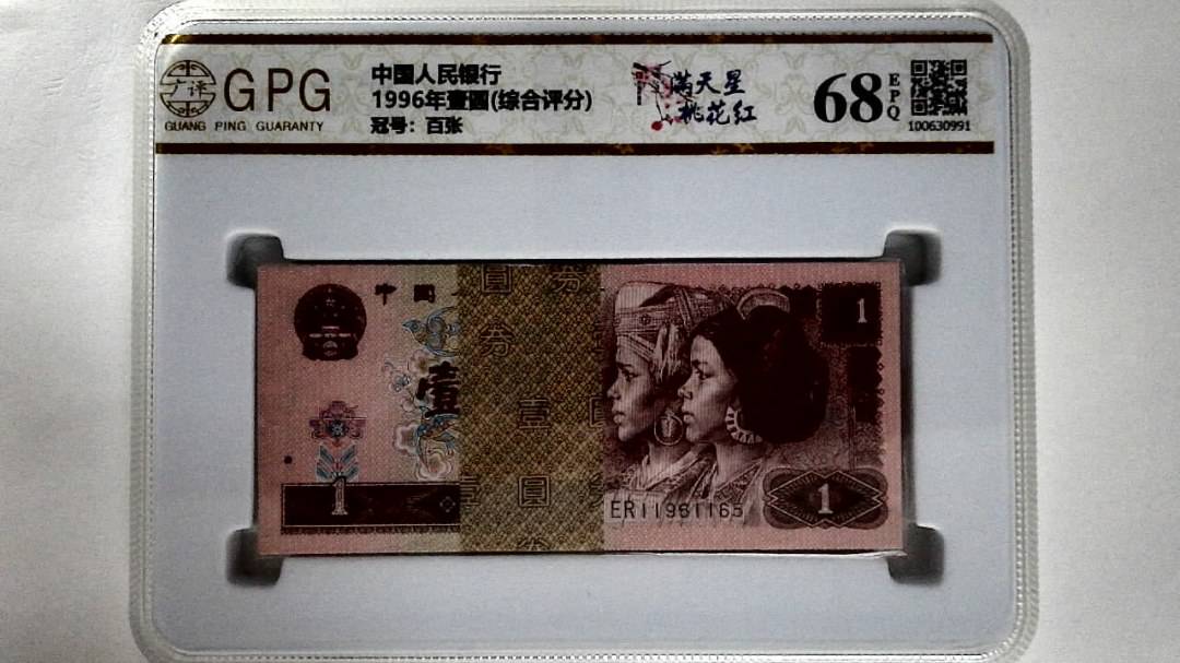 1996年壹圆(综合评分)