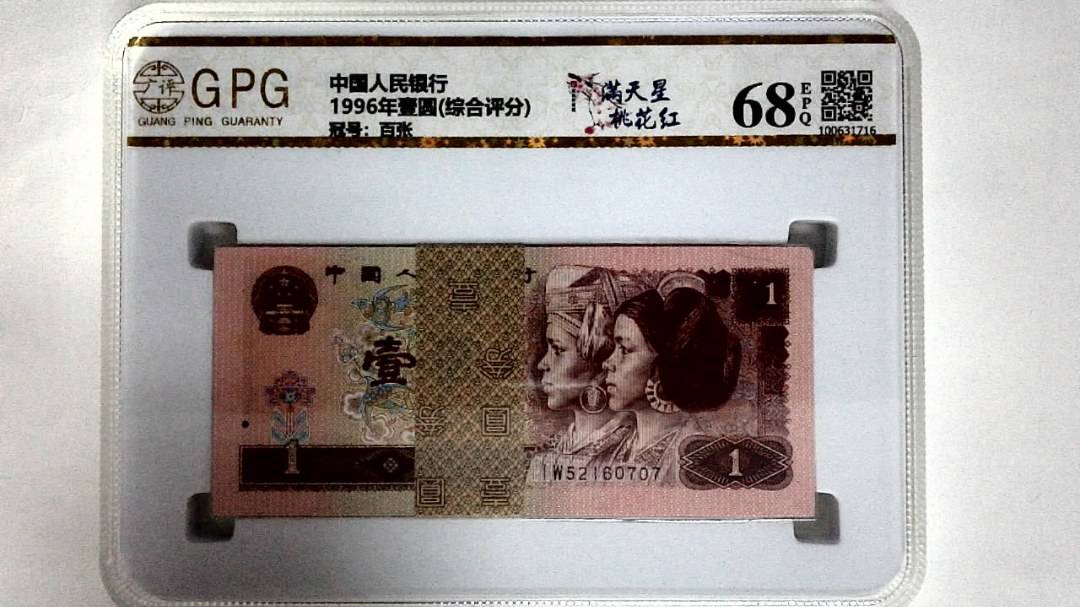 1996年壹圆(综合评分)
