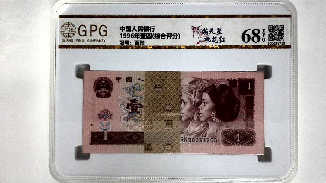 1996年壹圆(综合评分)