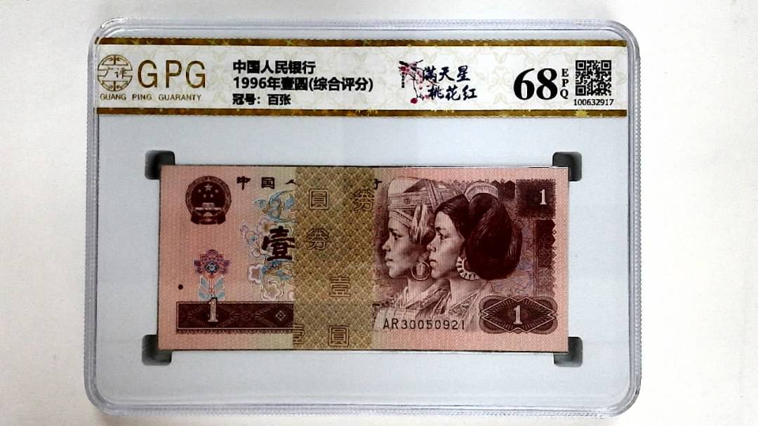 1996年壹圆(综合评分)
