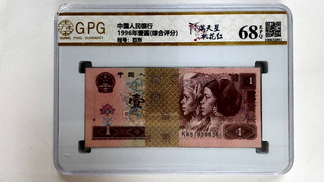 1996年壹圆(综合评分)