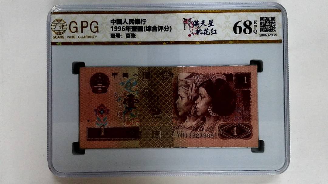 1996年壹圆(综合评分)