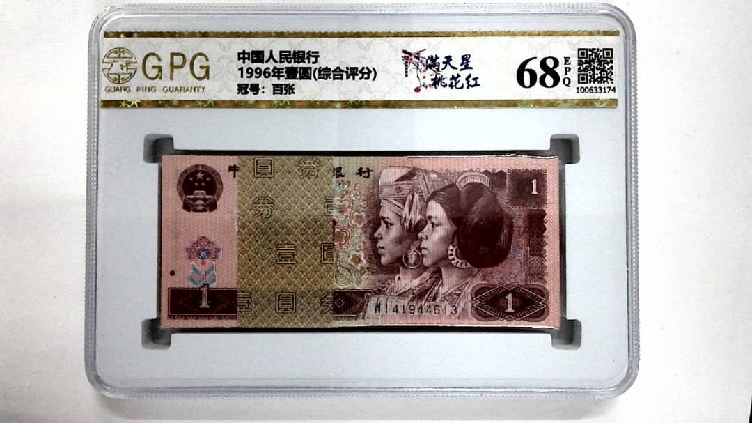 1996年壹圆(综合评分)