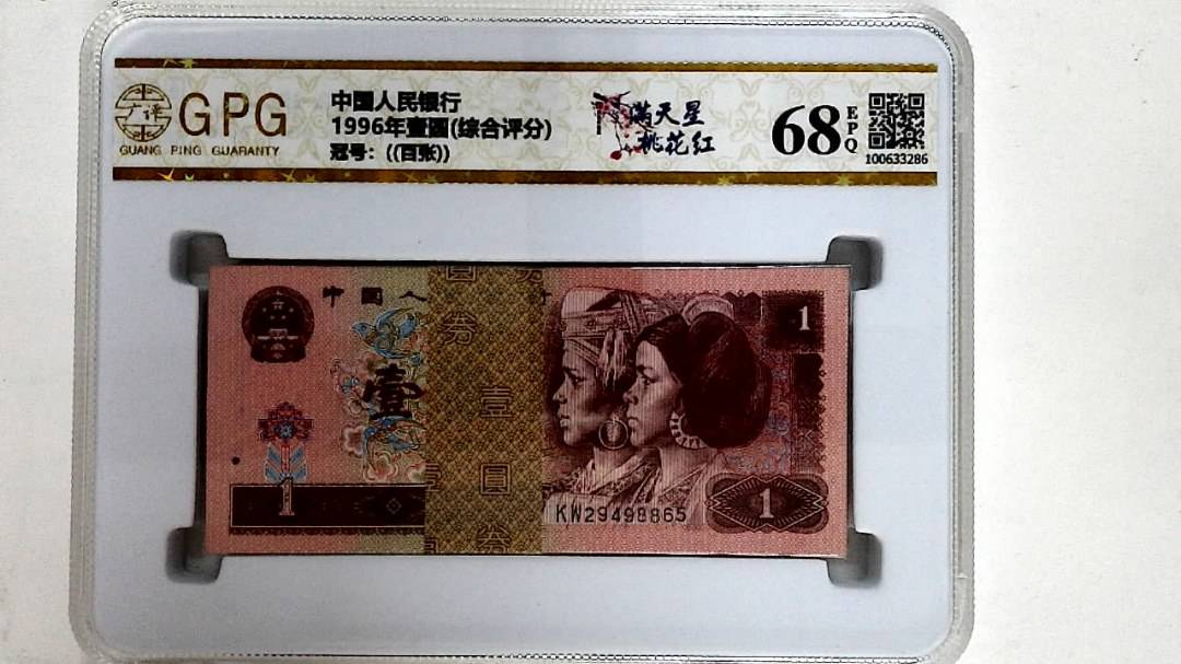 1996年壹圆(综合评分)
