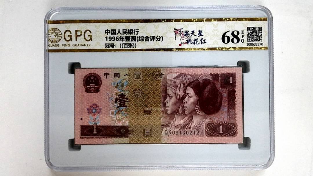 1996年壹圆(综合评分)