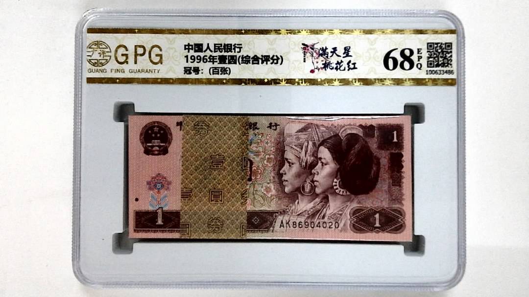 1996年壹圆(综合评分)