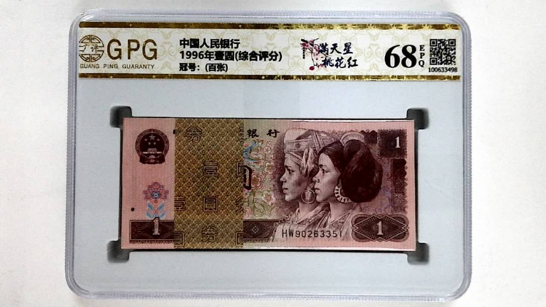 1996年壹圆(综合评分)