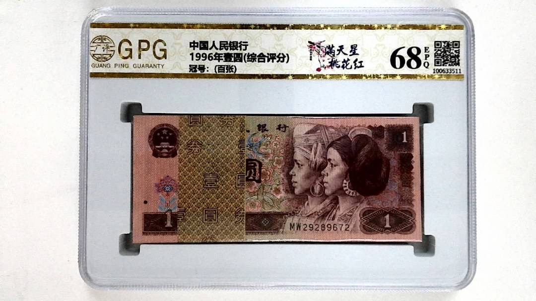 1996年壹圆(综合评分)