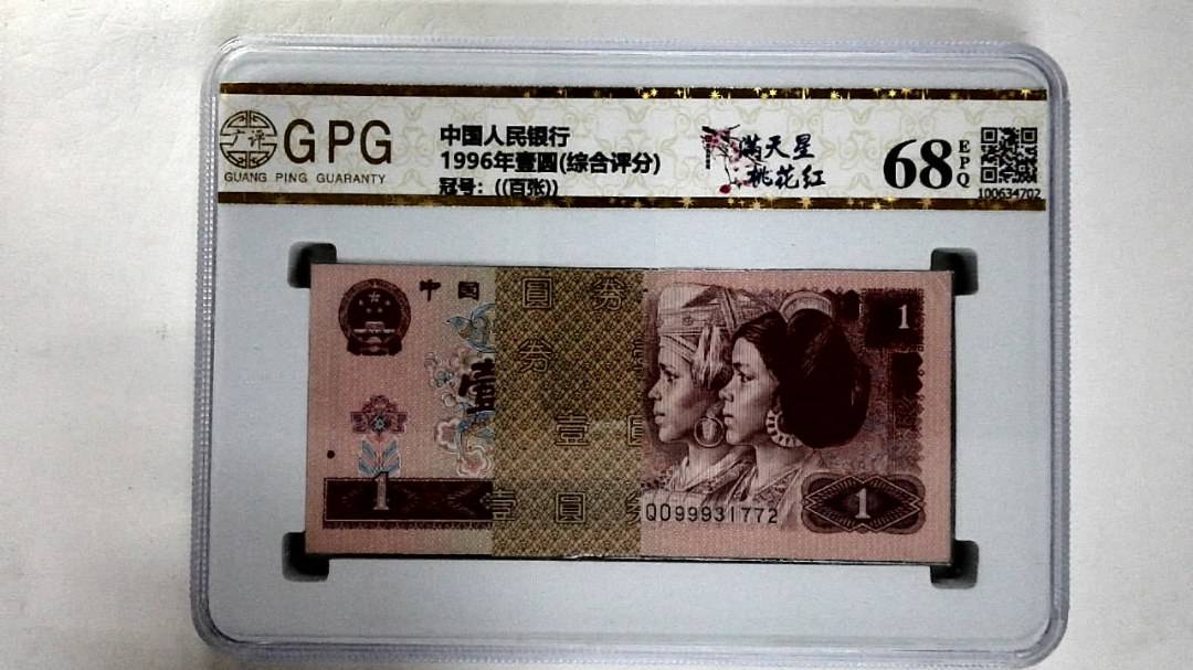 1996年壹圆(综合评分)
