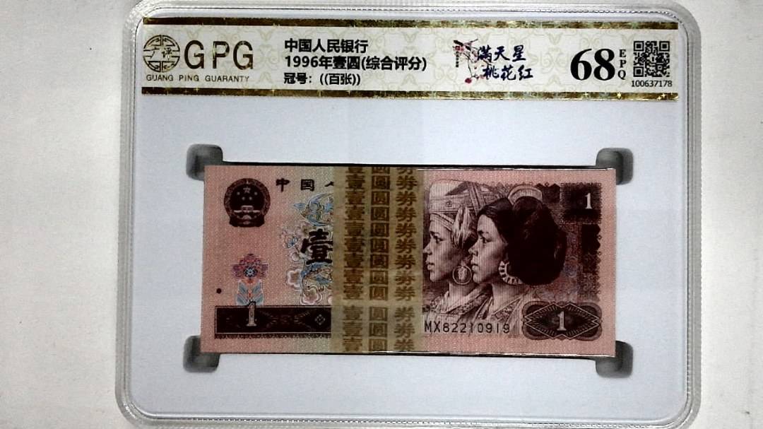 1996年壹圆(综合评分)