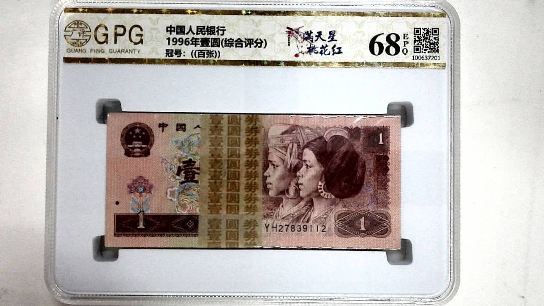 1996年壹圆(综合评分)