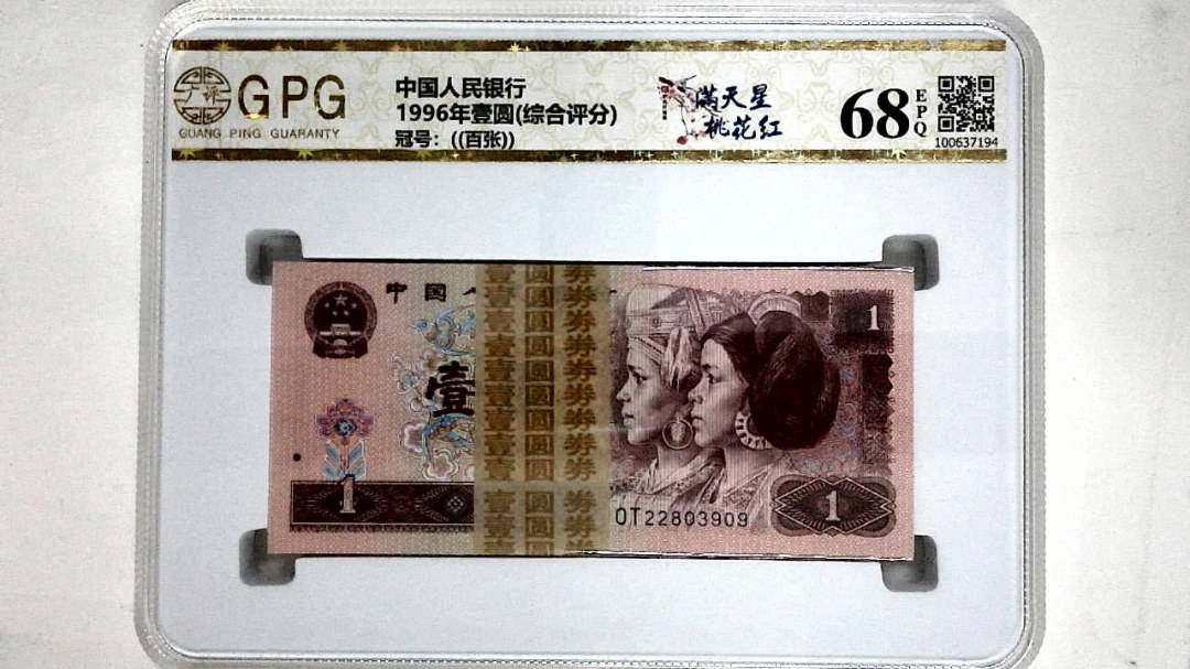 1996年壹圆(综合评分)