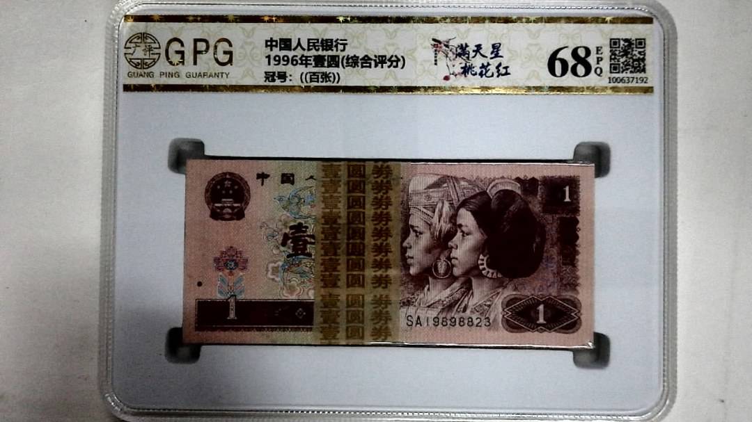 1996年壹圆(综合评分)