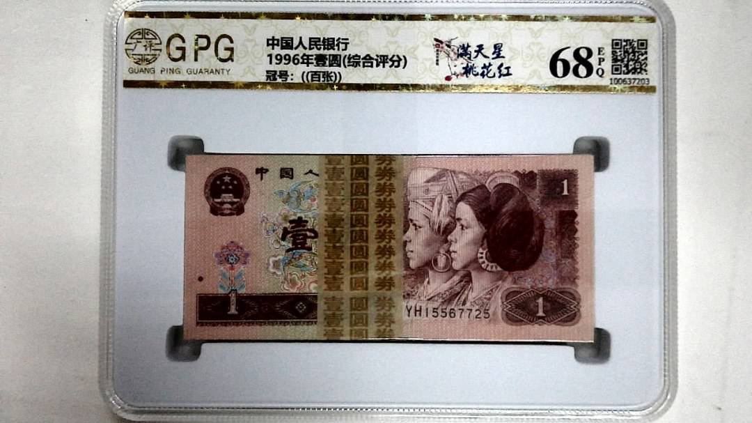 1996年壹圆(综合评分)