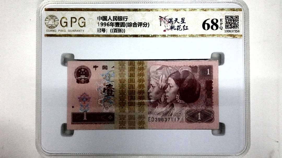 1996年壹圆(综合评分)