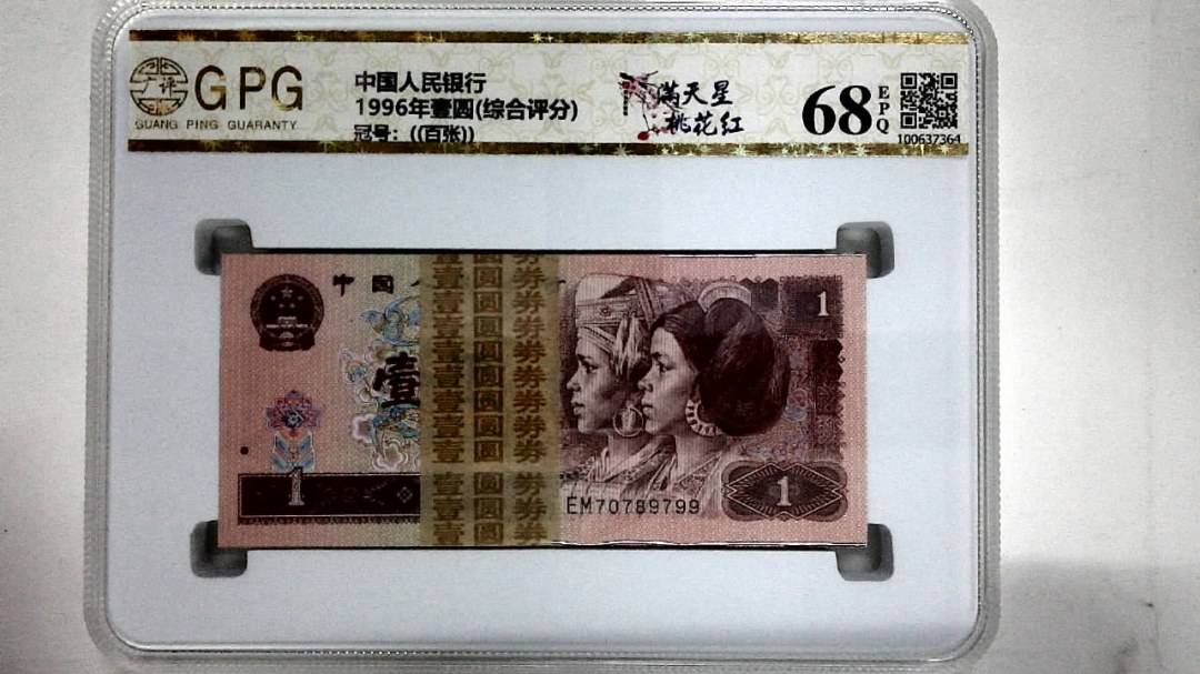 1996年壹圆(综合评分)
