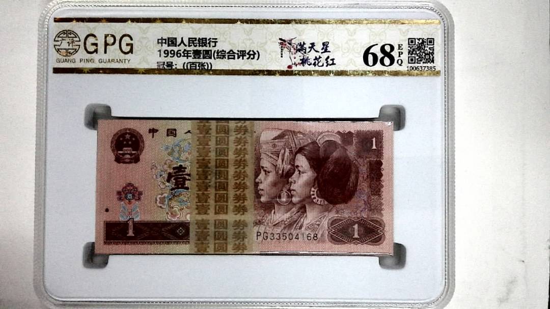1996年壹圆(综合评分)
