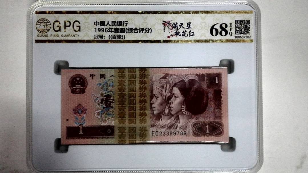 1996年壹圆(综合评分)