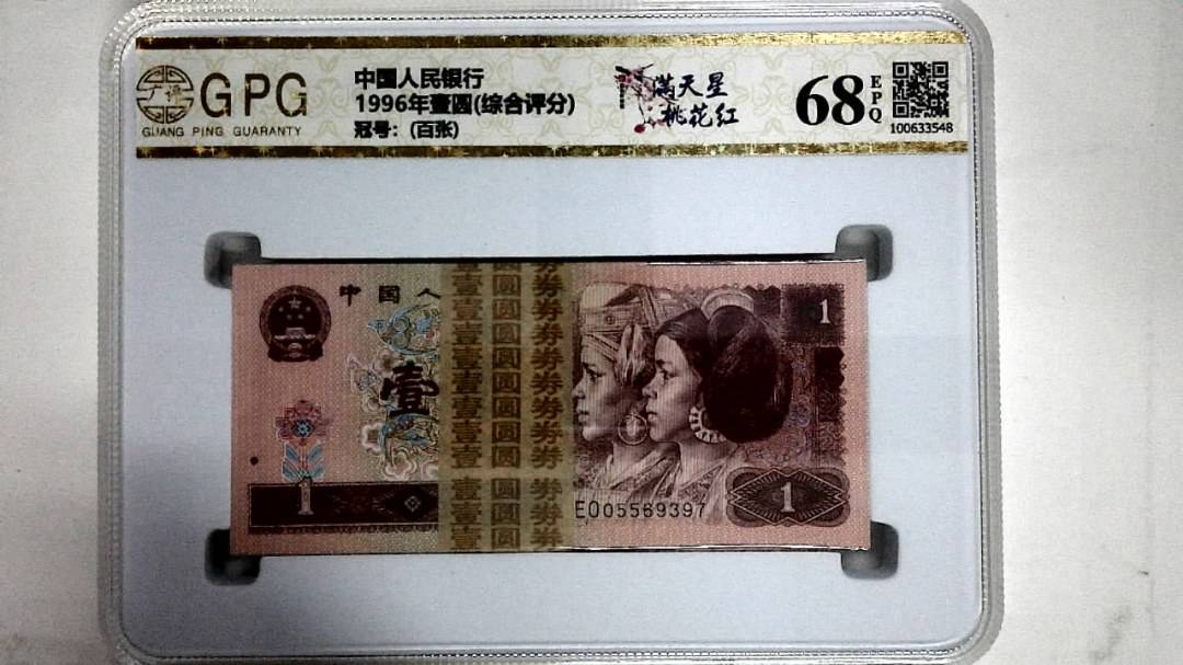 1996年壹圆(综合评分)