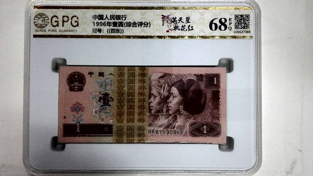1996年壹圆(综合评分)