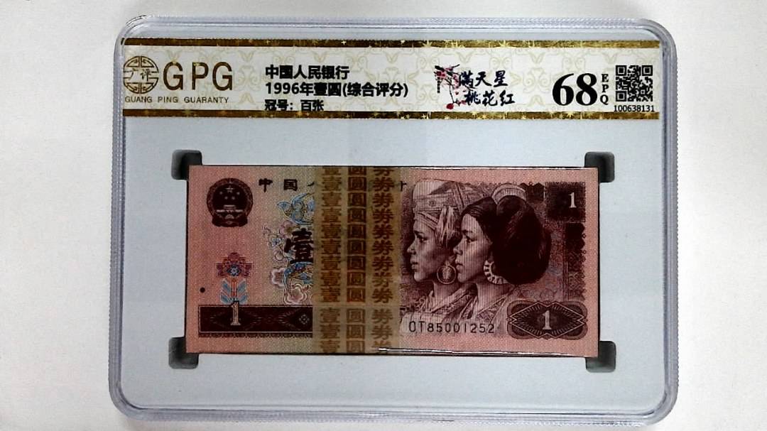 1996年壹圆(综合评分)