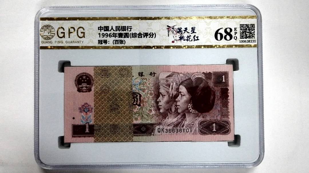 1996年壹圆(综合评分)