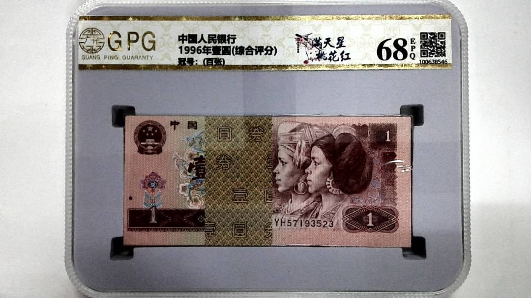 1996年壹圆(综合评分)