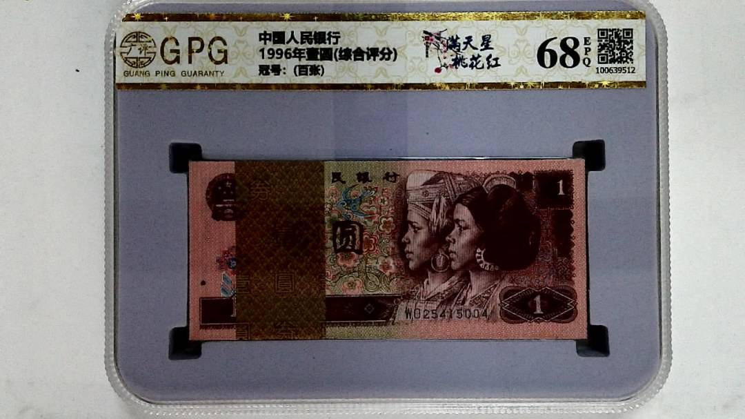 1996年壹圆(综合评分)