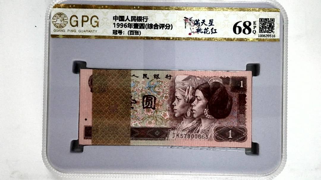 1996年壹圆(综合评分)