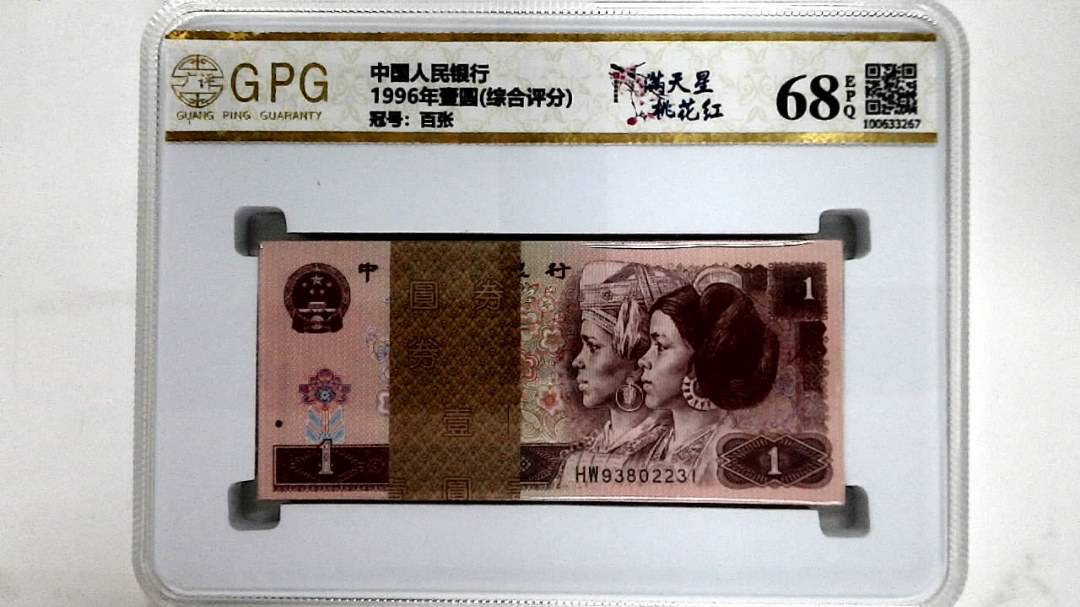 1996年壹圆(综合评分)